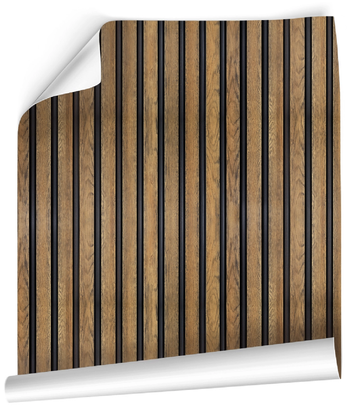 Patrón listones de madera 1 - Vinilo decoración arquitectural - HLI Digital